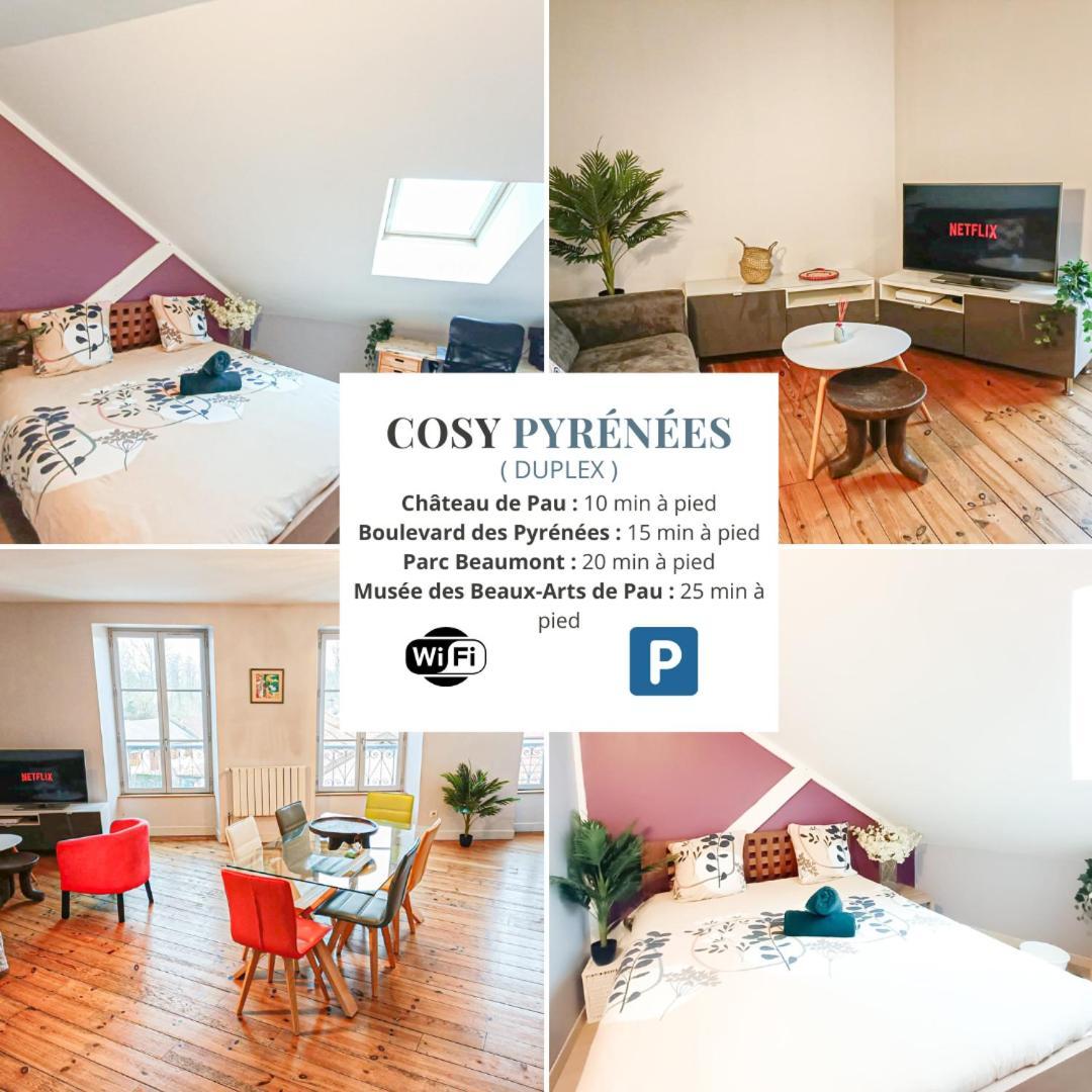 Cosy Pyrenees - 2Ch - Vue Sur Le Chateau & Garage Pau Exterior photo
